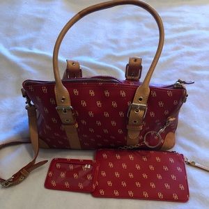 Dooney and Bourke purse red!